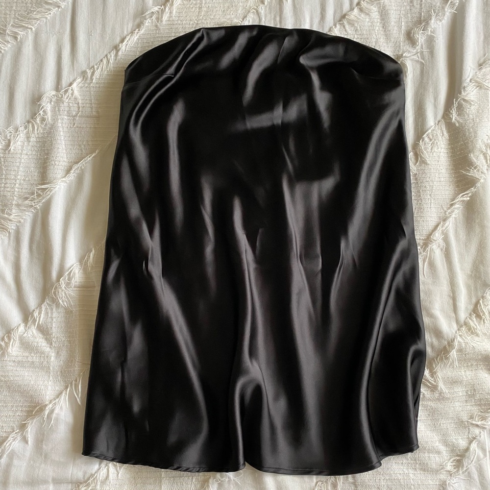 Wild fable strapless black dress